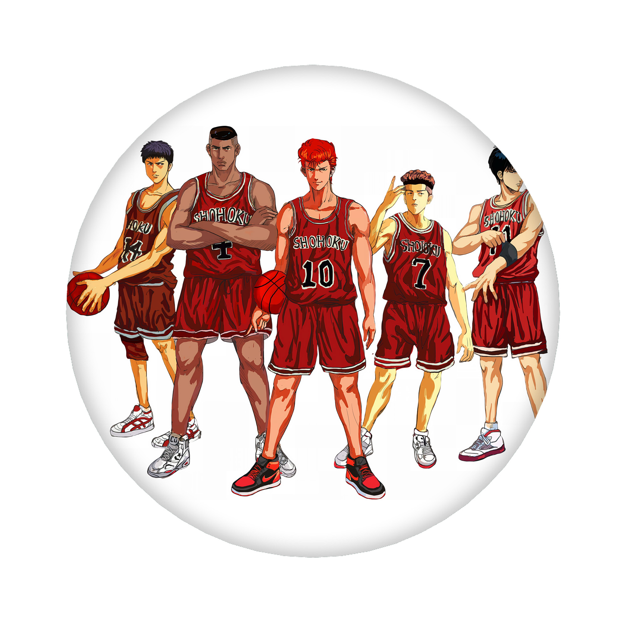 （画像用） SLAM DUNK／スラムダンク 6cm 缶バッジ 複数セット