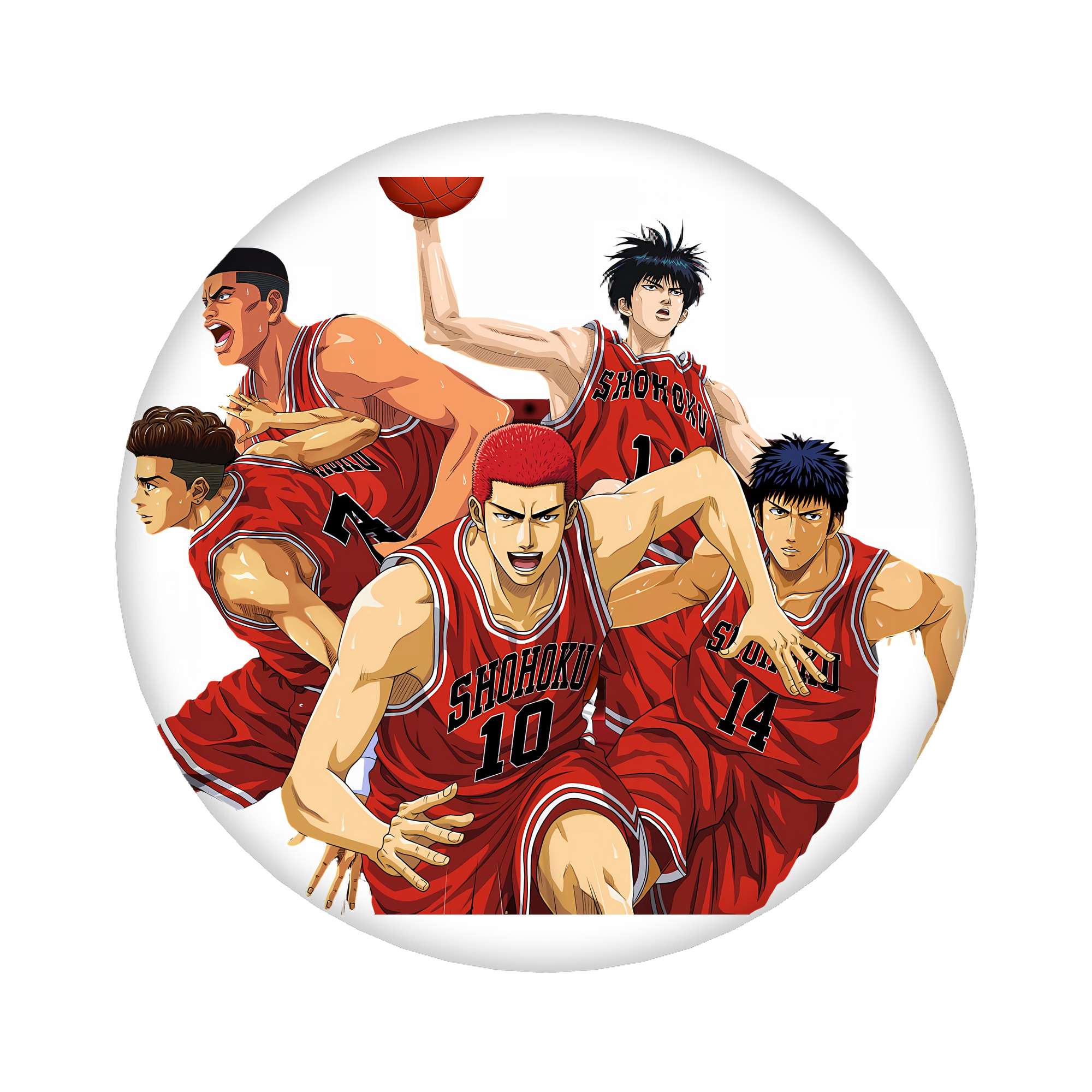 （画像用） SLAM DUNK／スラムダンク 6cm 缶バッジ 複数セット