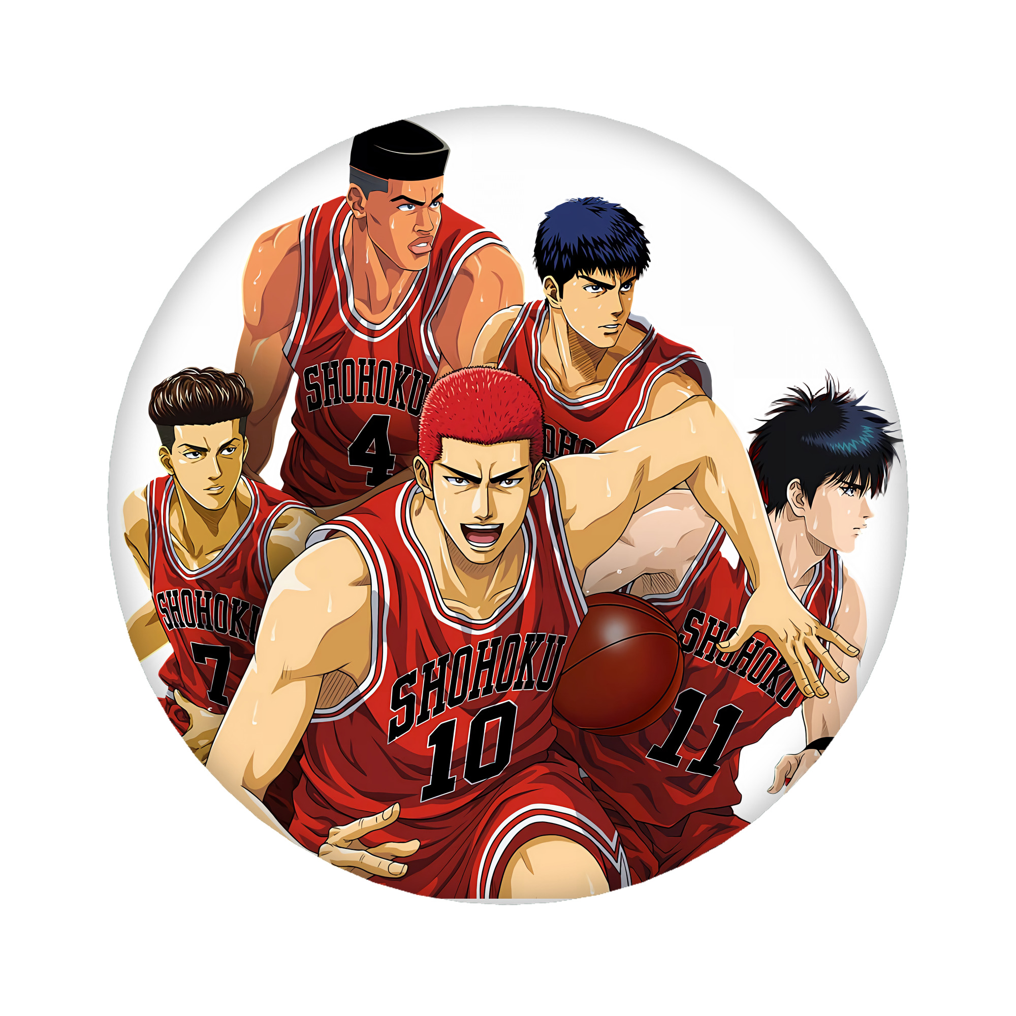 （画像用） SLAM DUNK／スラムダンク 6cm 缶バッジ 複数セット
