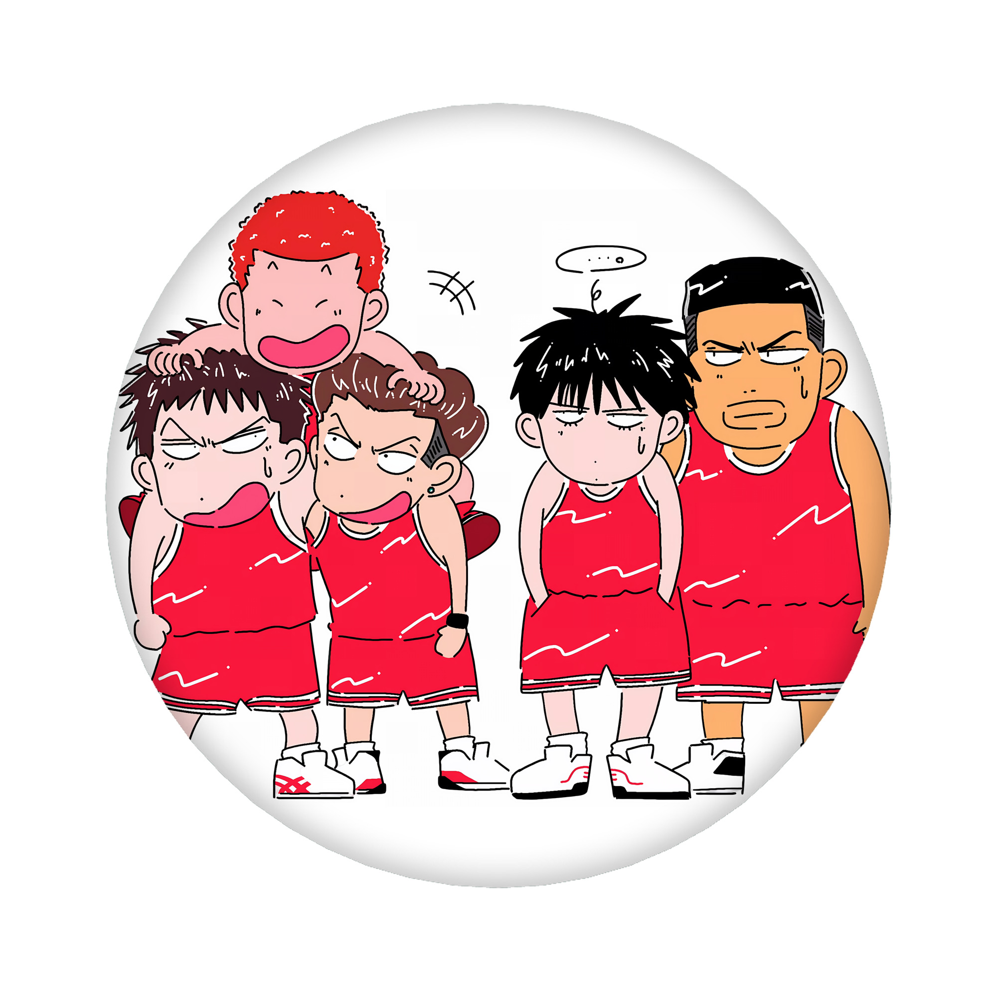 （画像用） SLAM DUNK／スラムダンク 6cm 缶バッジ 複数セット