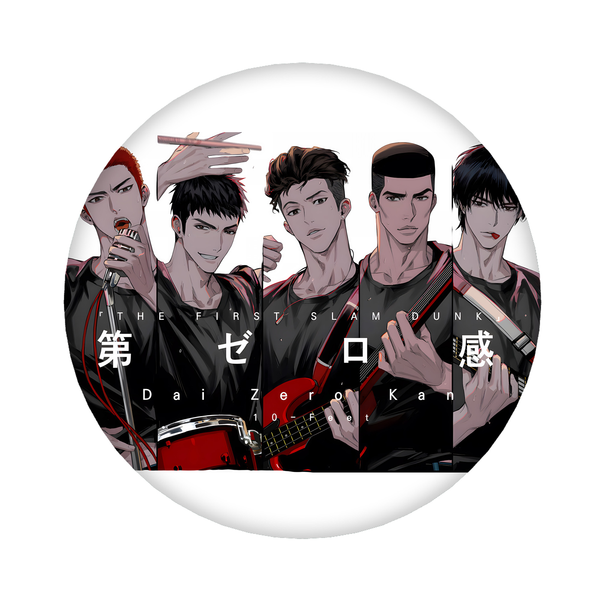 （画像用） SLAM DUNK／スラムダンク 6cm 缶バッジ 複数セット