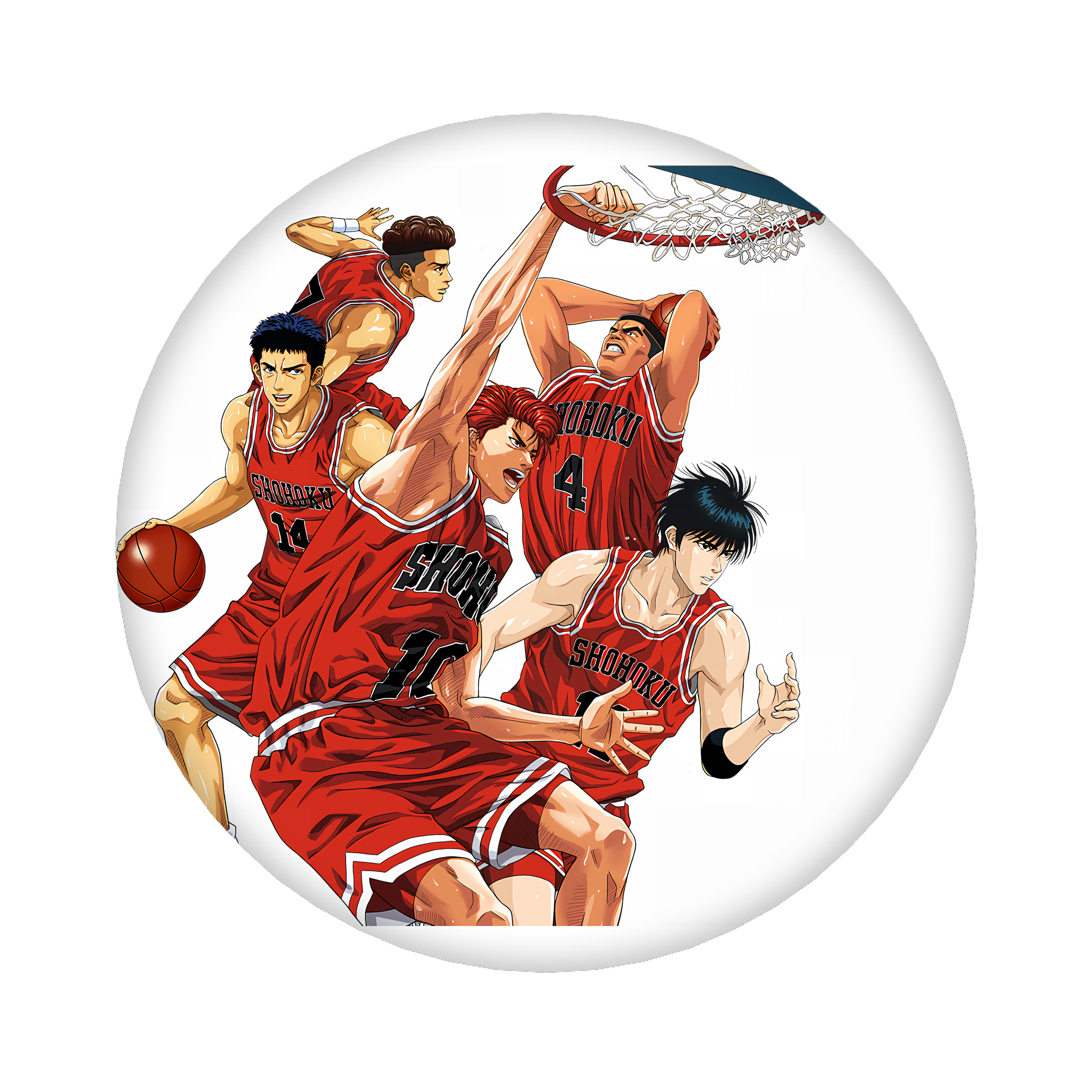 （画像用） SLAM DUNK／スラムダンク 6cm 缶バッジ 複数セット
