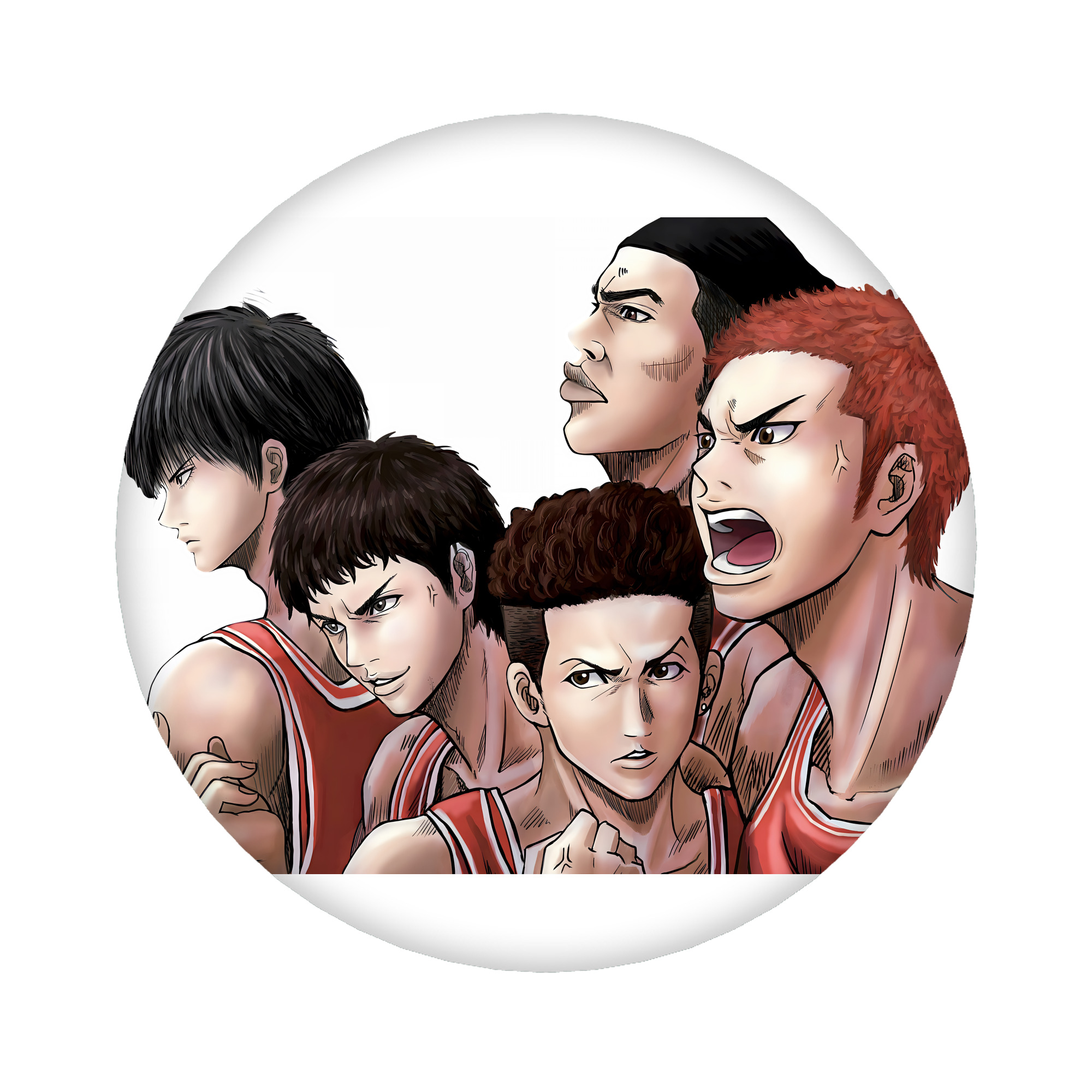 （画像用） SLAM DUNK／スラムダンク 6cm 缶バッジ 複数セット