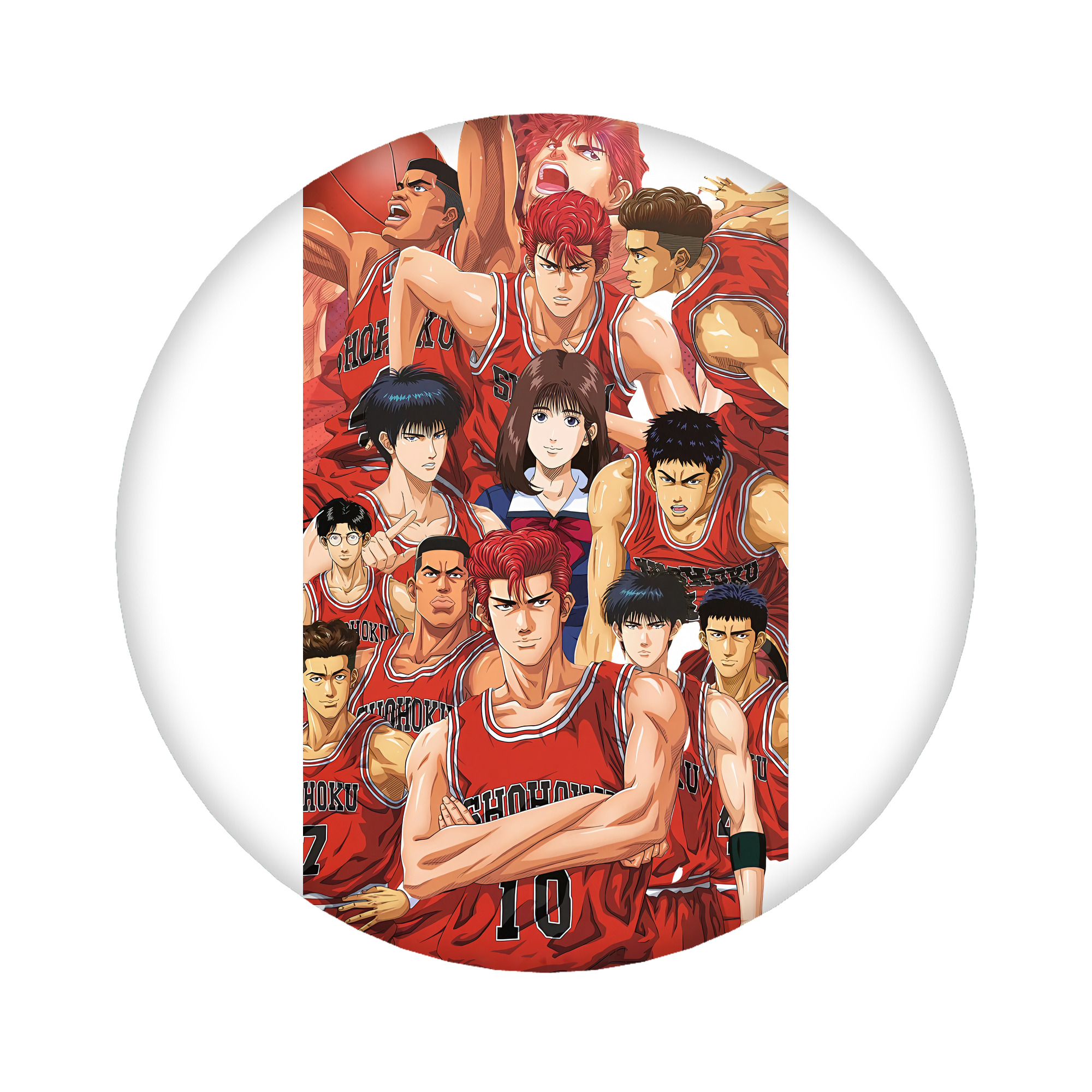 （画像用） SLAM DUNK／スラムダンク 6cm 缶バッジ 複数セット