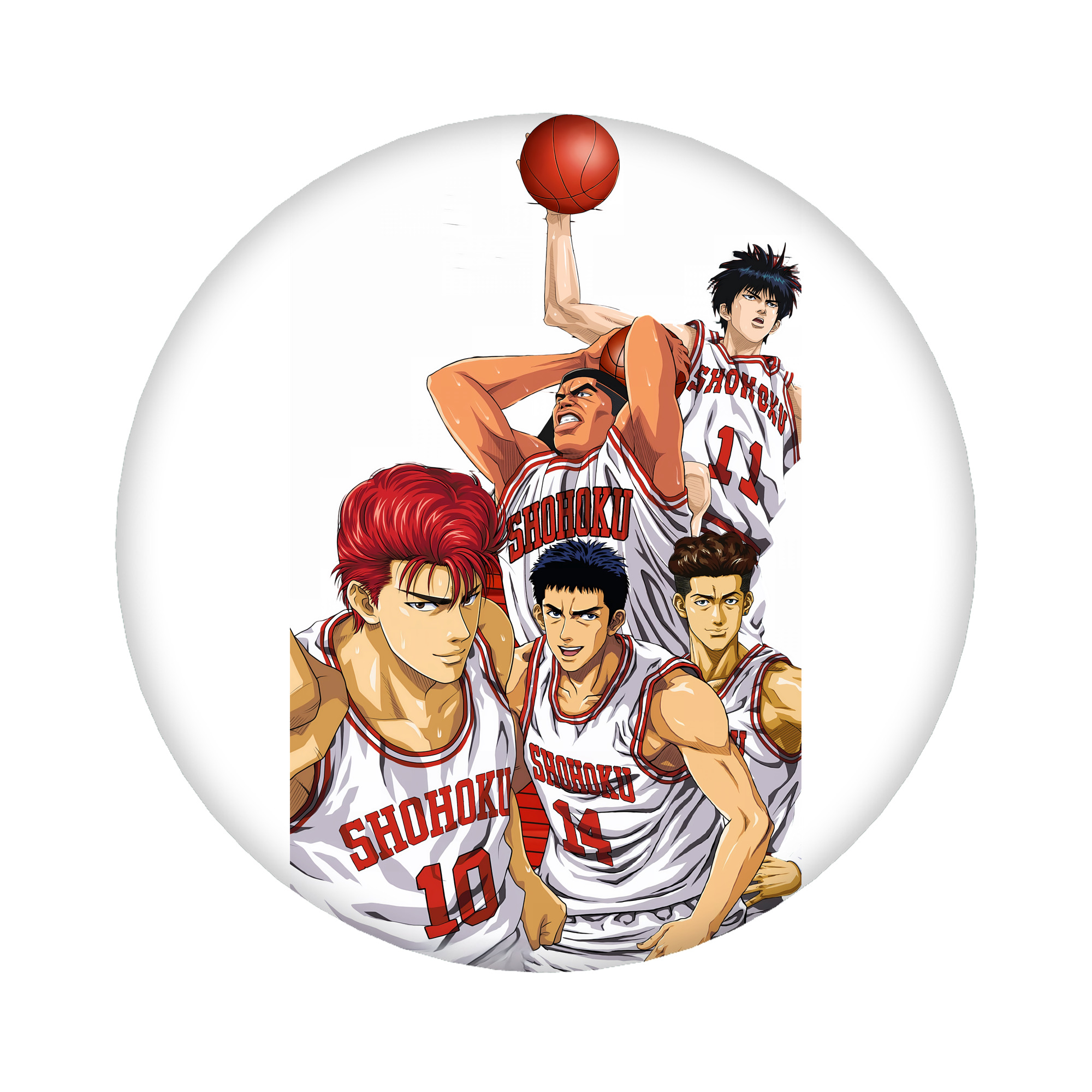 （画像用） SLAM DUNK／スラムダンク 6cm 缶バッジ 複数セット