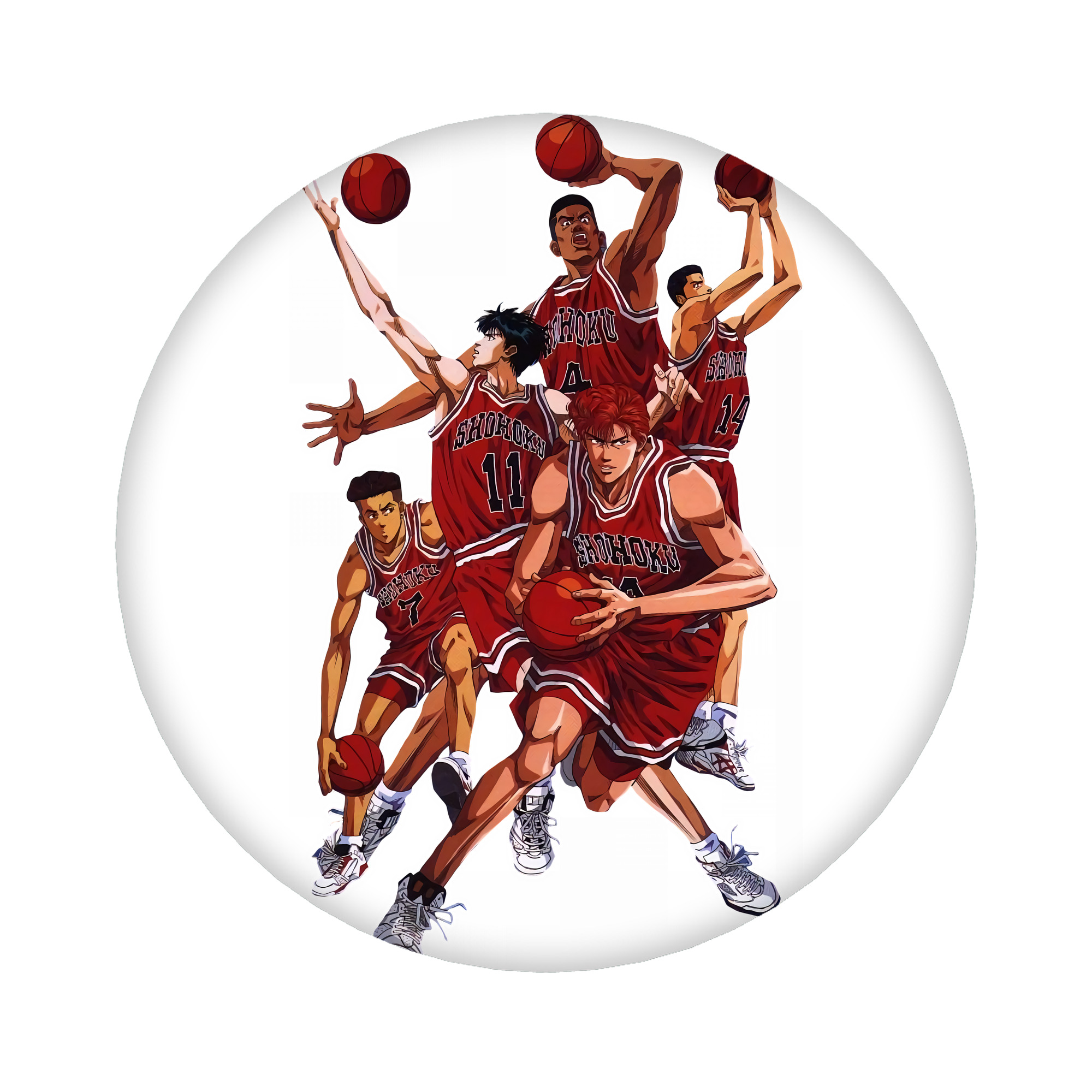 （画像用） SLAM DUNK／スラムダンク 6cm 缶バッジ 複数セット