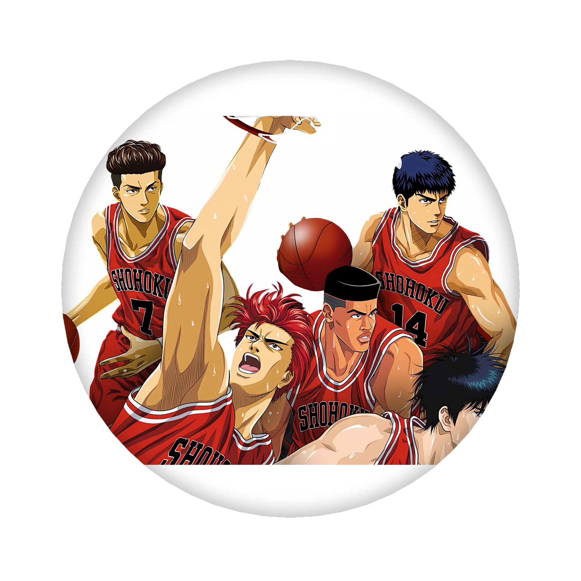 （画像用） SLAM DUNK／スラムダンク 6cm 缶バッジ 複数セット