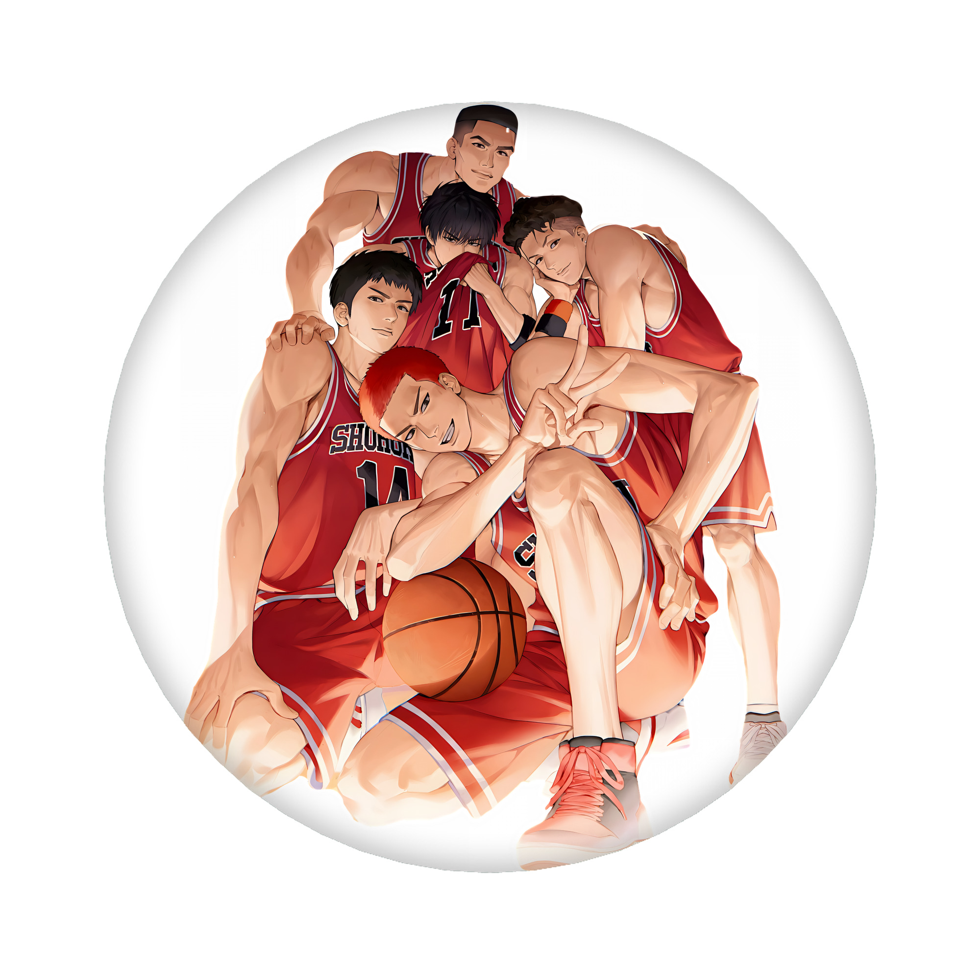 （画像用） SLAM DUNK／スラムダンク 6cm 缶バッジ 複数セット