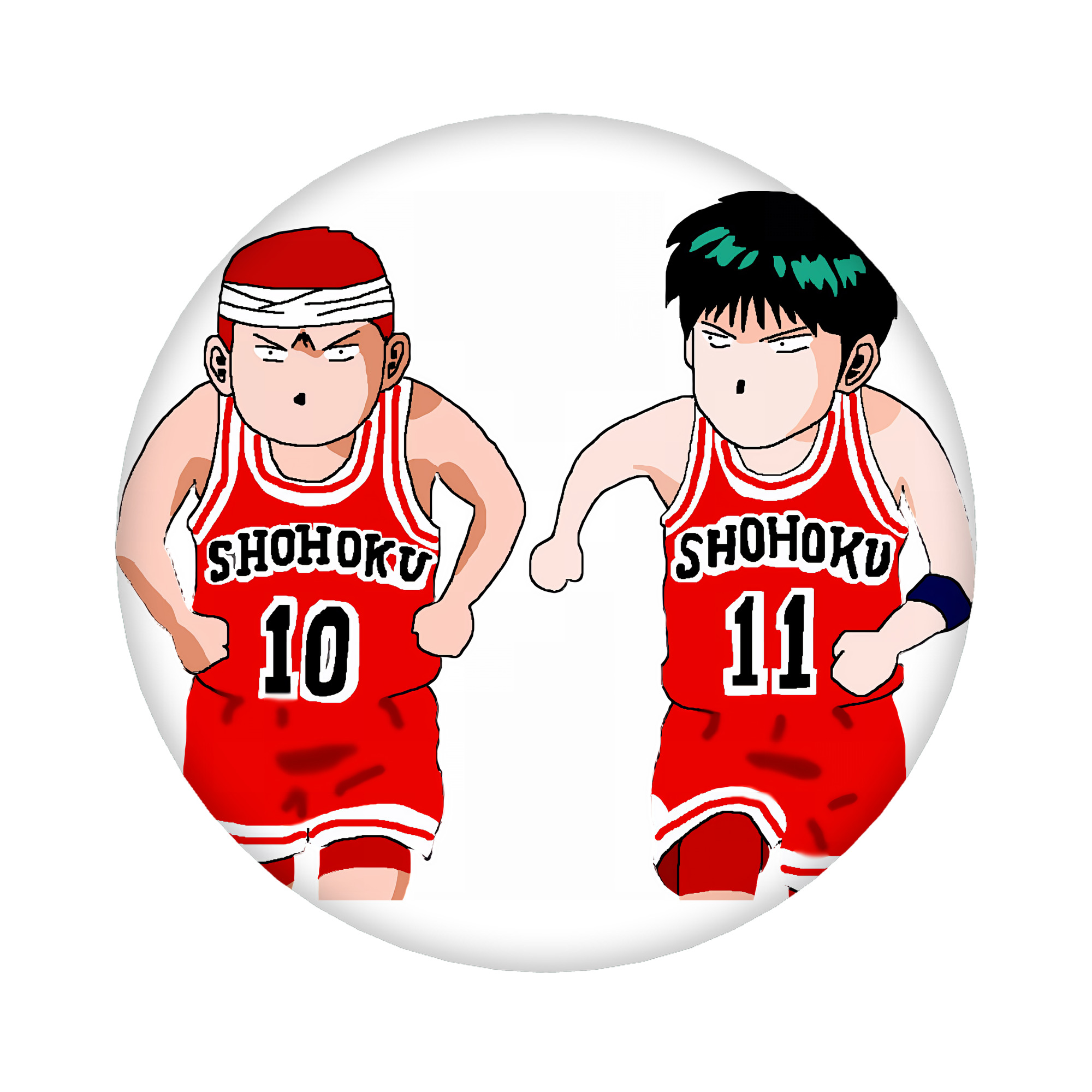 （画像用） SLAM DUNK／スラムダンク 6cm 缶バッジ 複数セット