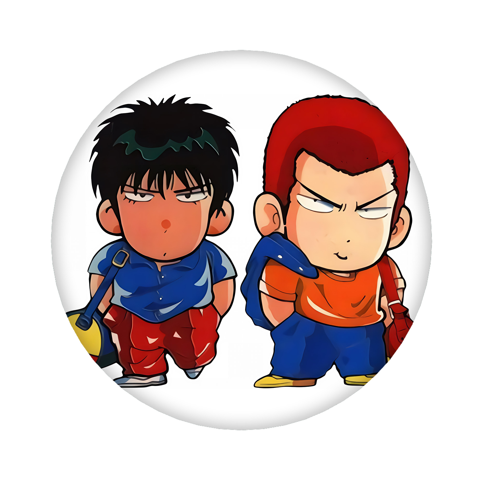 （画像用） SLAM DUNK／スラムダンク 6cm 缶バッジ 複数セット