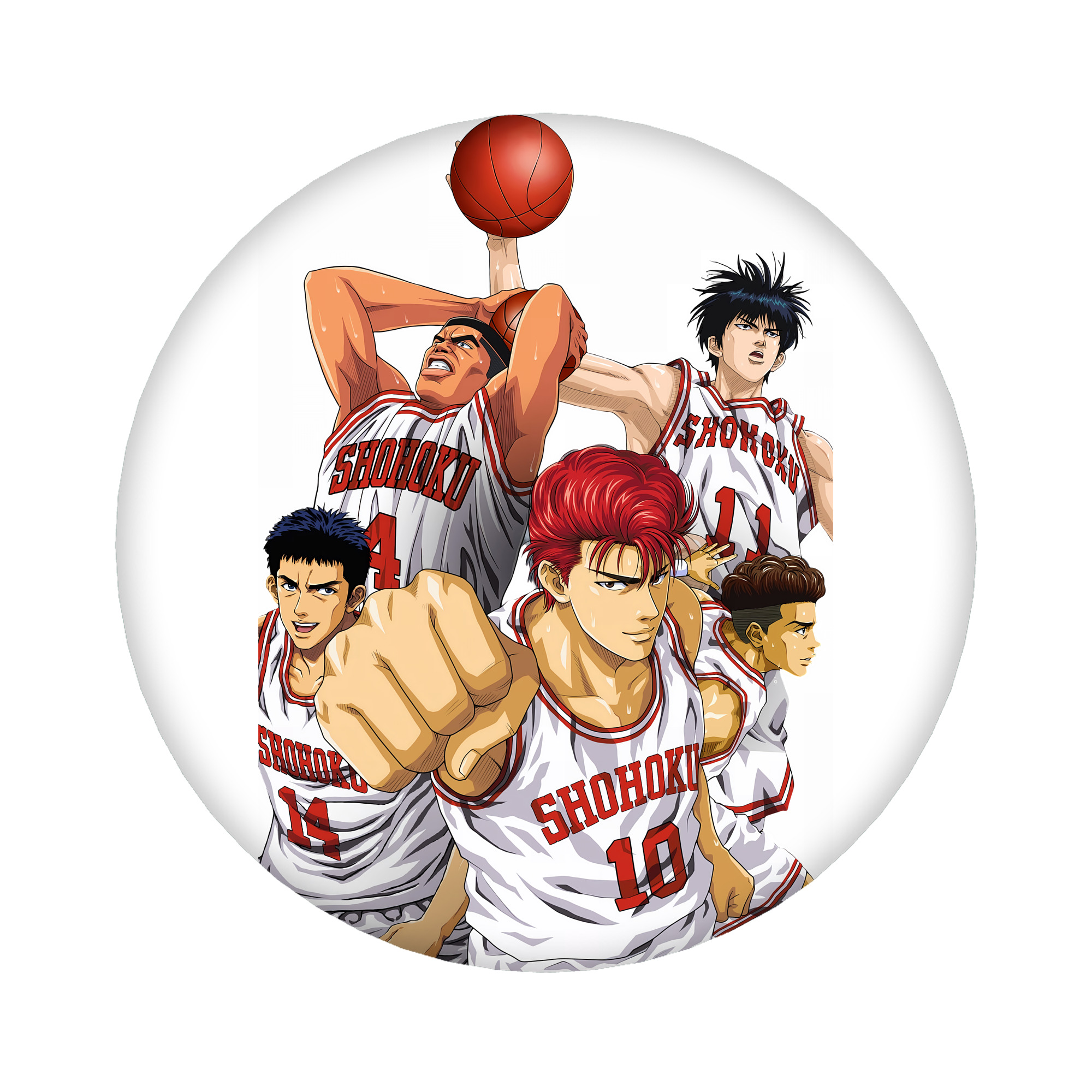 （画像用） SLAM DUNK／スラムダンク 6cm 缶バッジ 複数セット