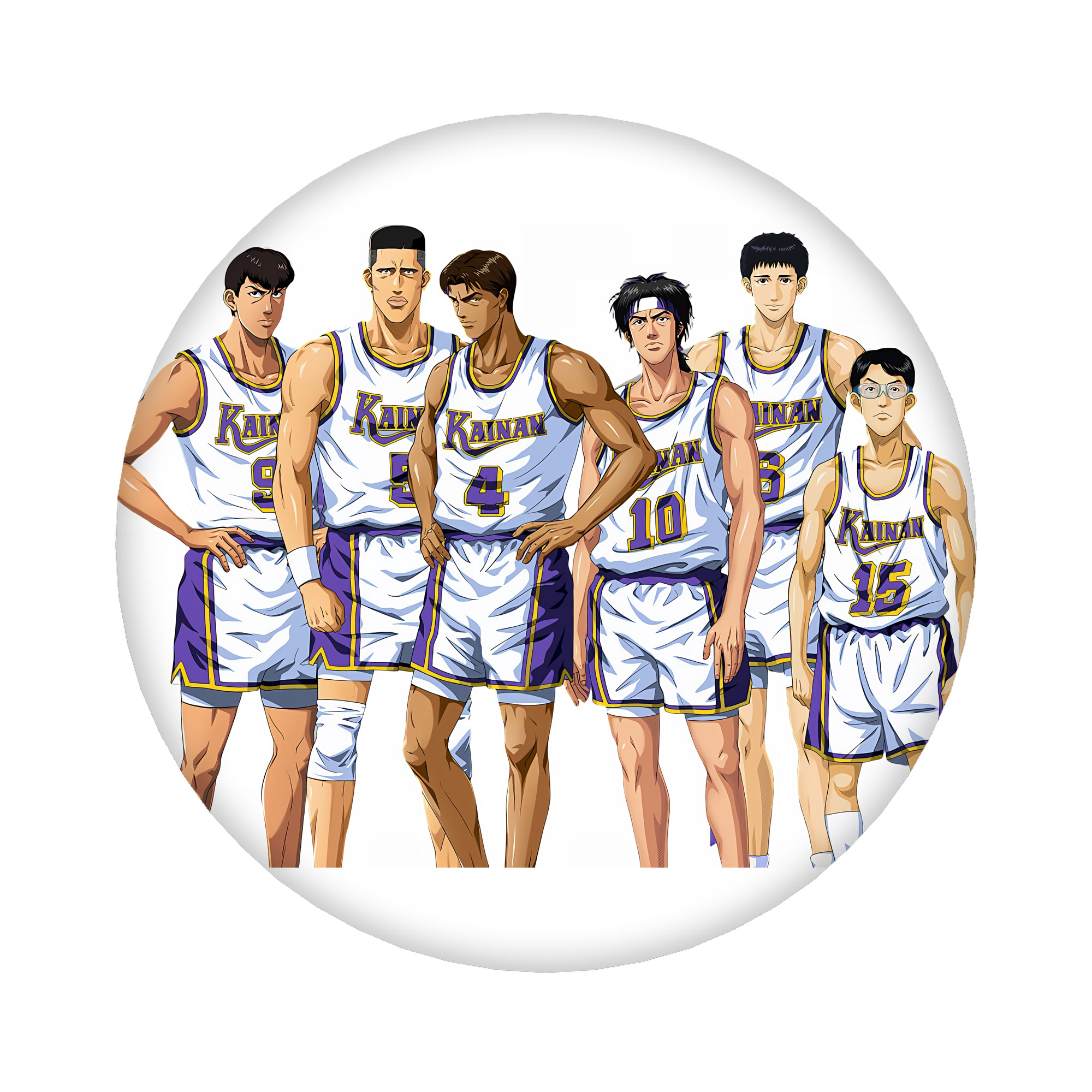（画像用） SLAM DUNK／スラムダンク 6cm 缶バッジ 複数セット