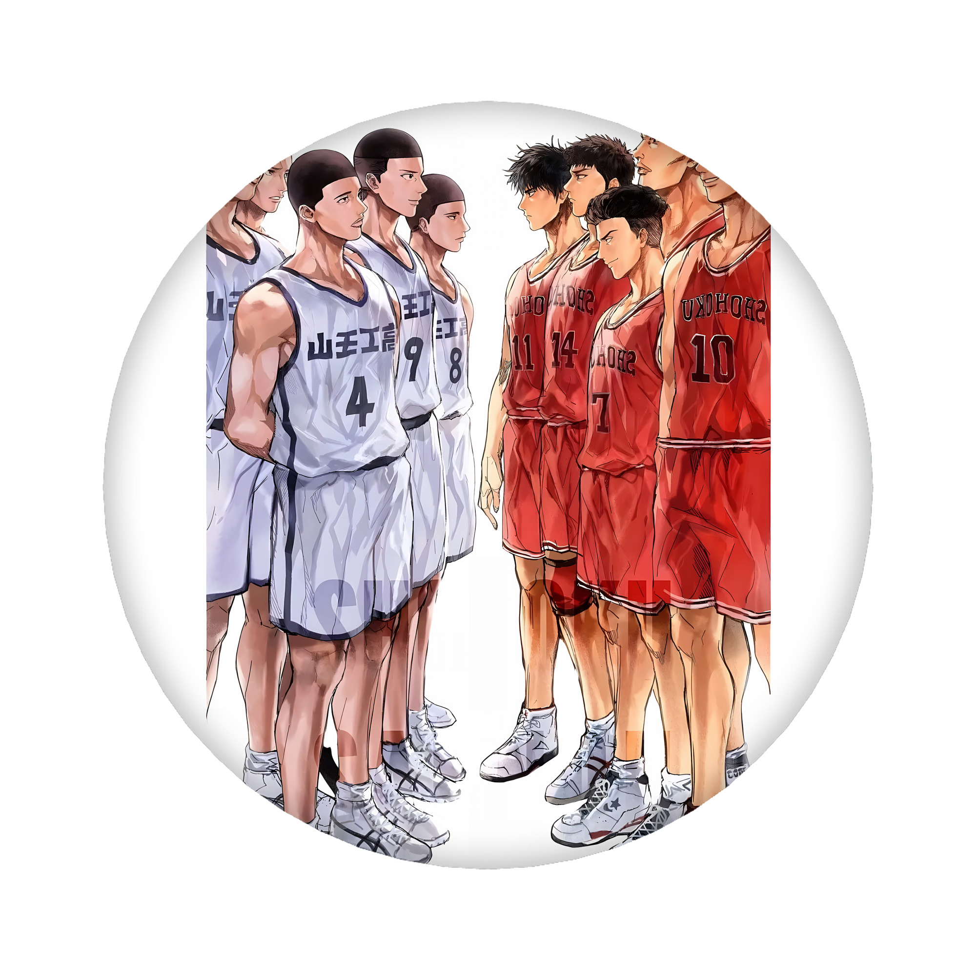 （画像用） SLAM DUNK／スラムダンク 6cm 缶バッジ 複数セット