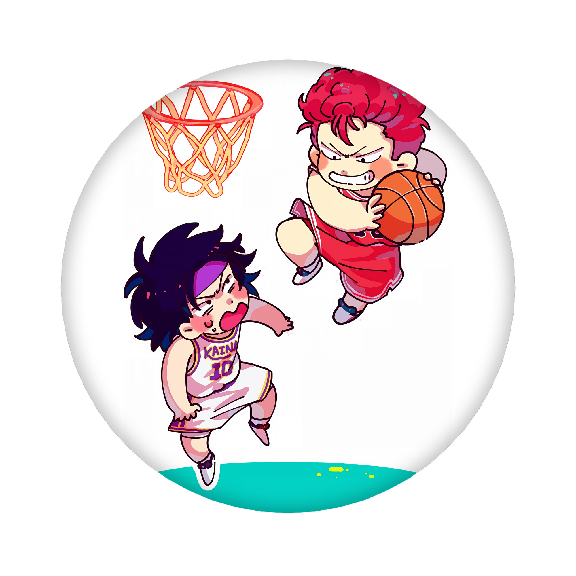 （画像用） SLAM DUNK／スラムダンク 6cm 缶バッジ 複数セット