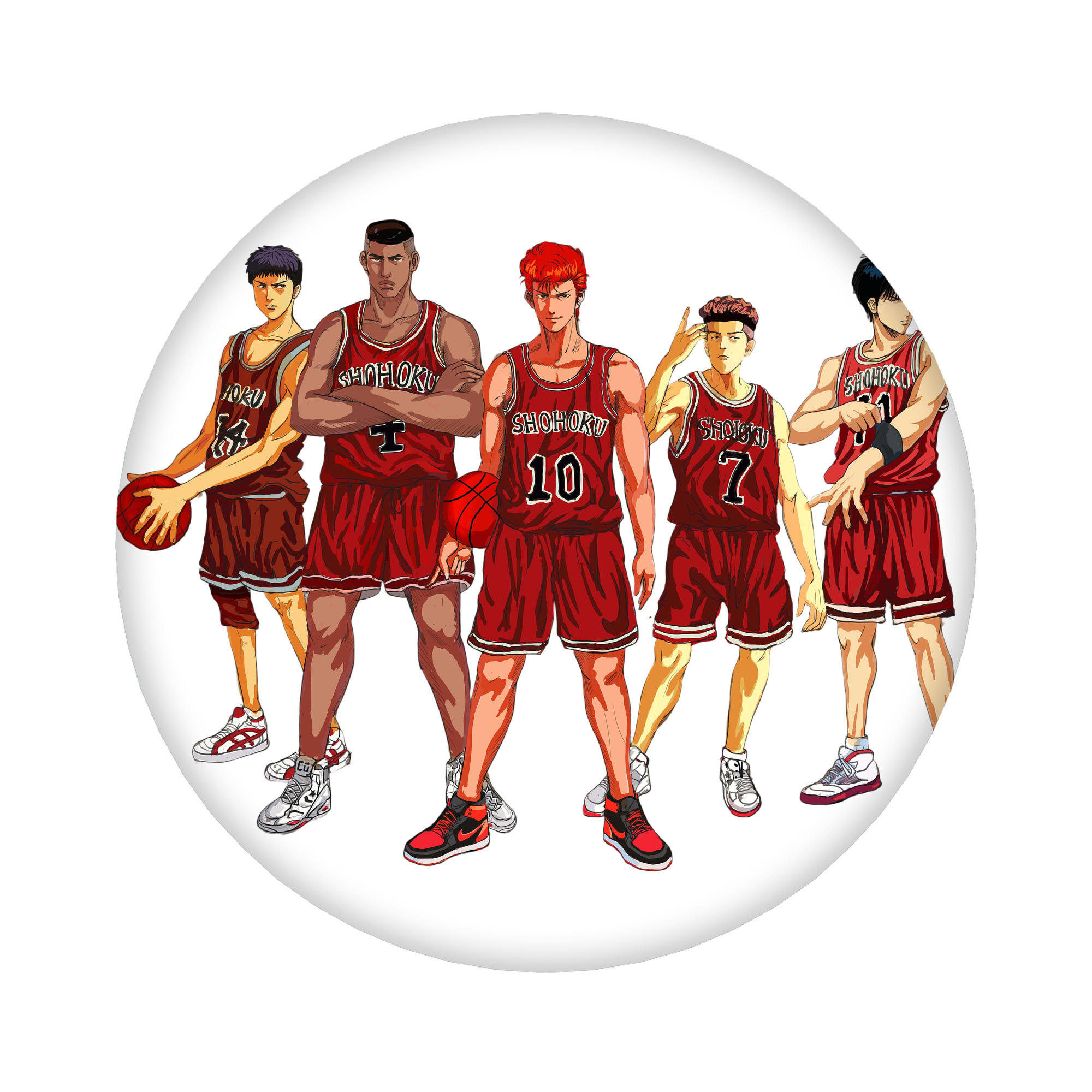 （画像用） SLAM DUNK／スラムダンク 6cm 缶バッジ 複数セット