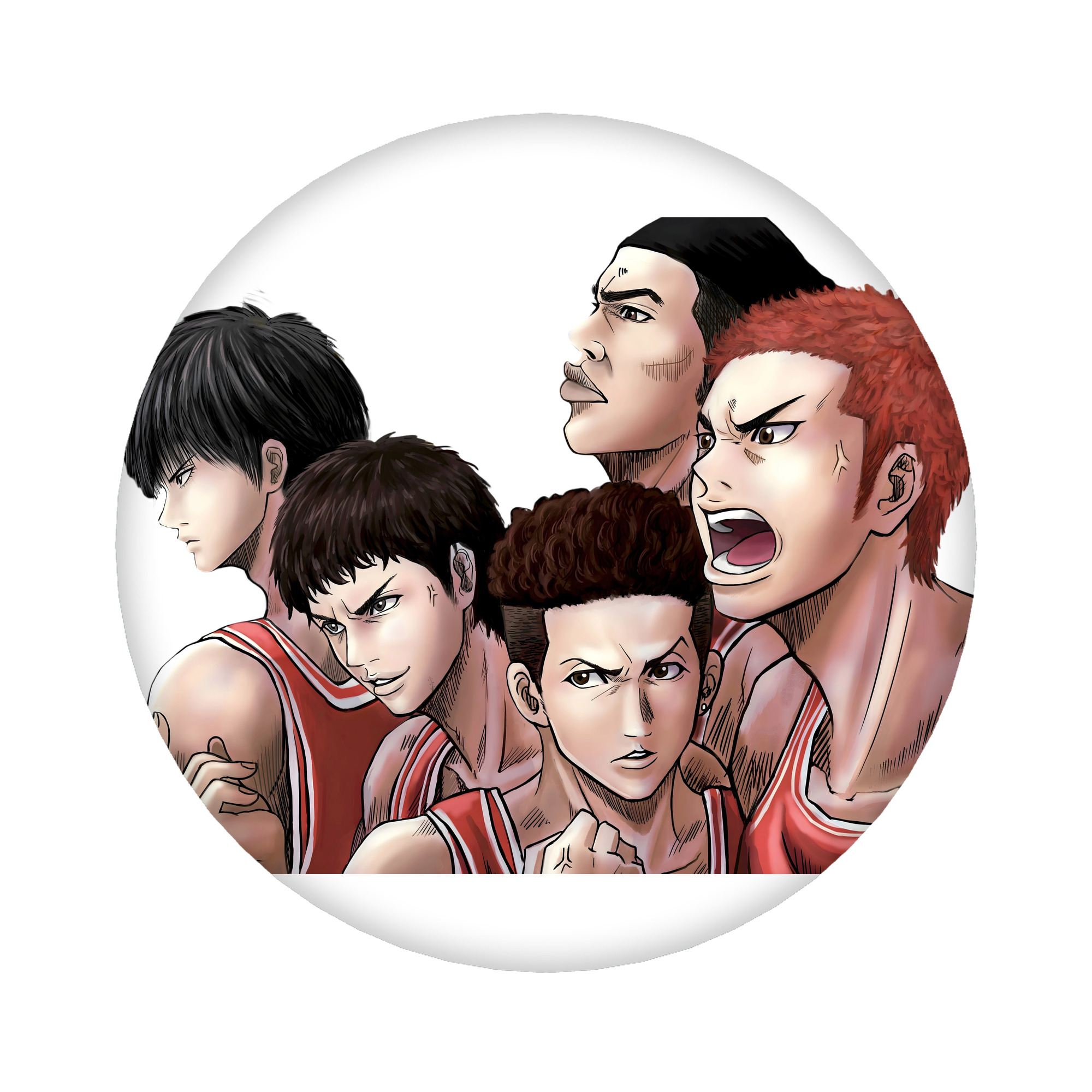 （画像用） SLAM DUNK／スラムダンク 6cm 缶バッジ 複数セット