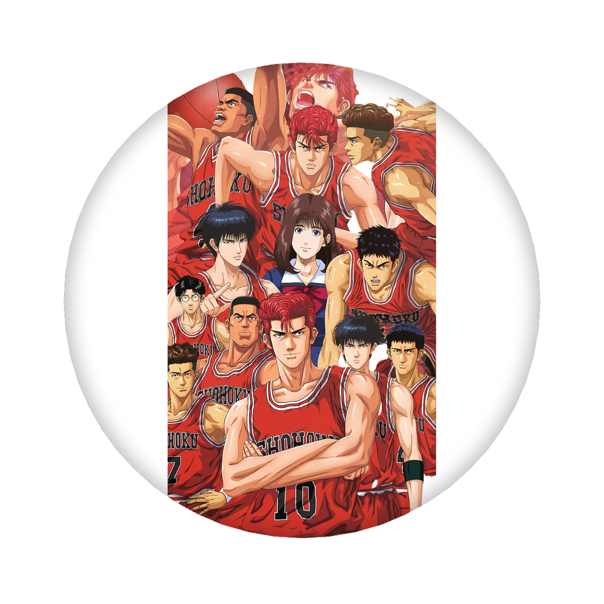（画像用） SLAM DUNK／スラムダンク 6cm 缶バッジ 複数セット